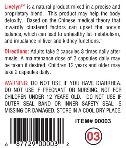 Image of Livelyn - Body Detox and Cleanse Herbal Supplements