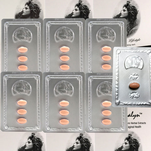 Image of Sanalyn Vaginal Cleanser, Pack of 6 boxes of 3 pills + 1-tablet