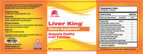 Image of Liver King - The King of Liver Detox (60 Capsules)